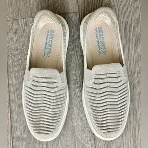 Skechers women mesh Knit Slip-On Shoes